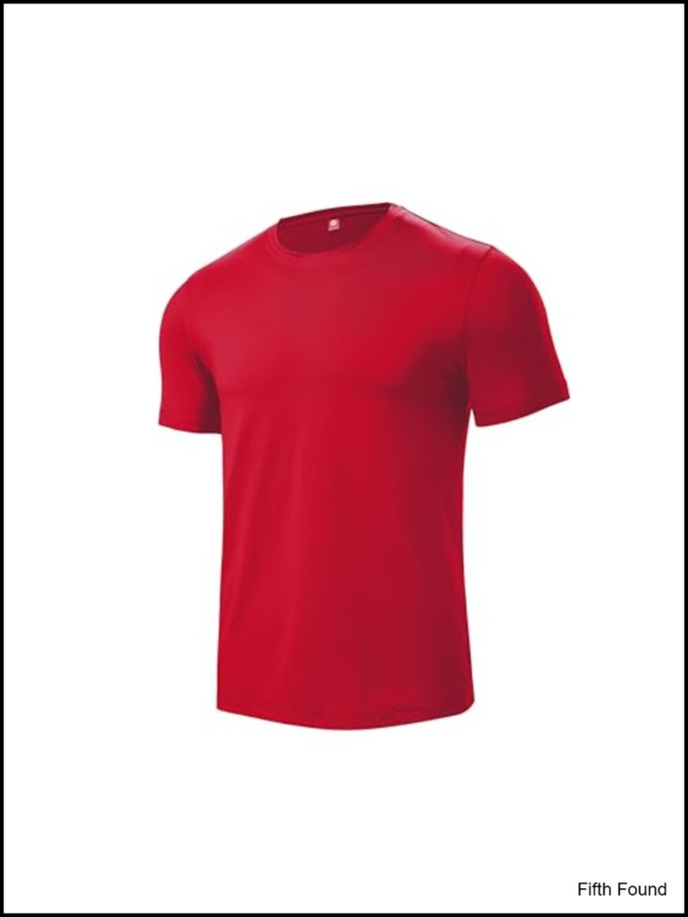 Men's Quick-Dry Athletic Crew Neck T-Shirt, 4-Way Stretch Workout Tee